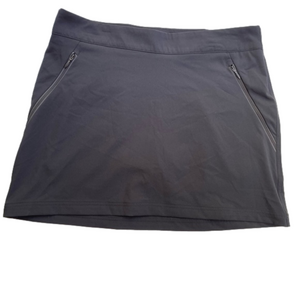 Columbia Pull-On Skort Zip Pockets Black